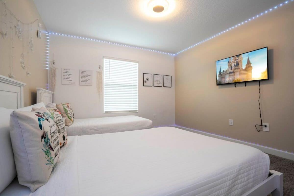 Gorgeous 4 Bedroom W Screened Pool Close To Disney 2653 キシミー エクステリア 写真