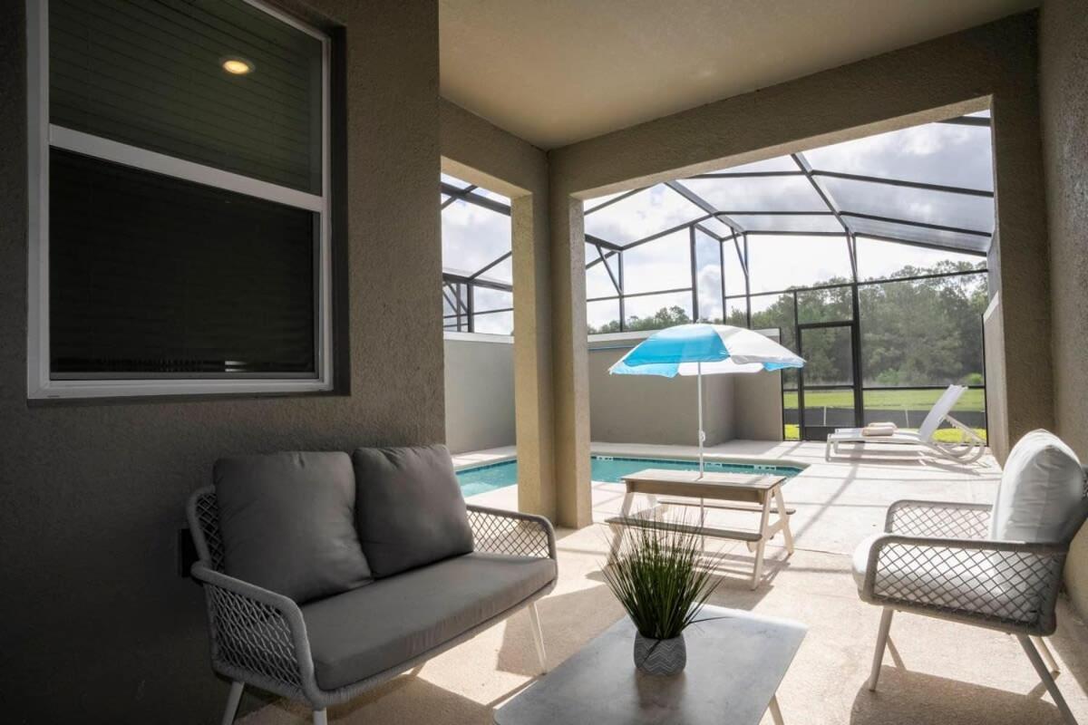 Gorgeous 4 Bedroom W Screened Pool Close To Disney 2653 キシミー エクステリア 写真