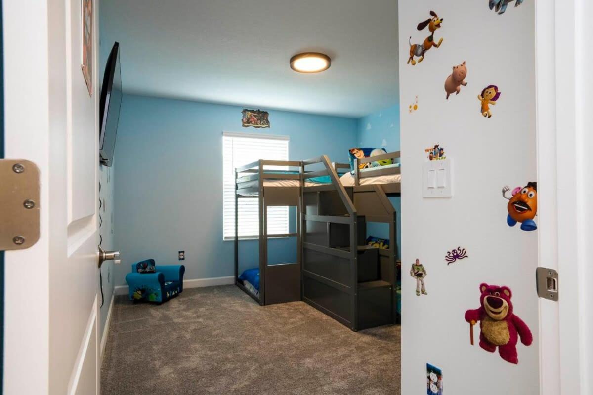 Gorgeous 4 Bedroom W Screened Pool Close To Disney 2653 キシミー エクステリア 写真