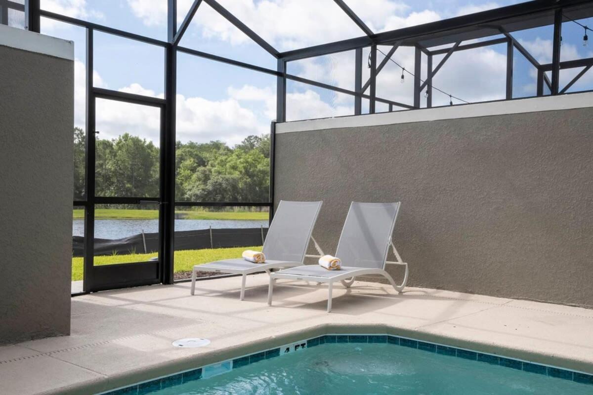 Gorgeous 4 Bedroom W Screened Pool Close To Disney 2653 キシミー エクステリア 写真