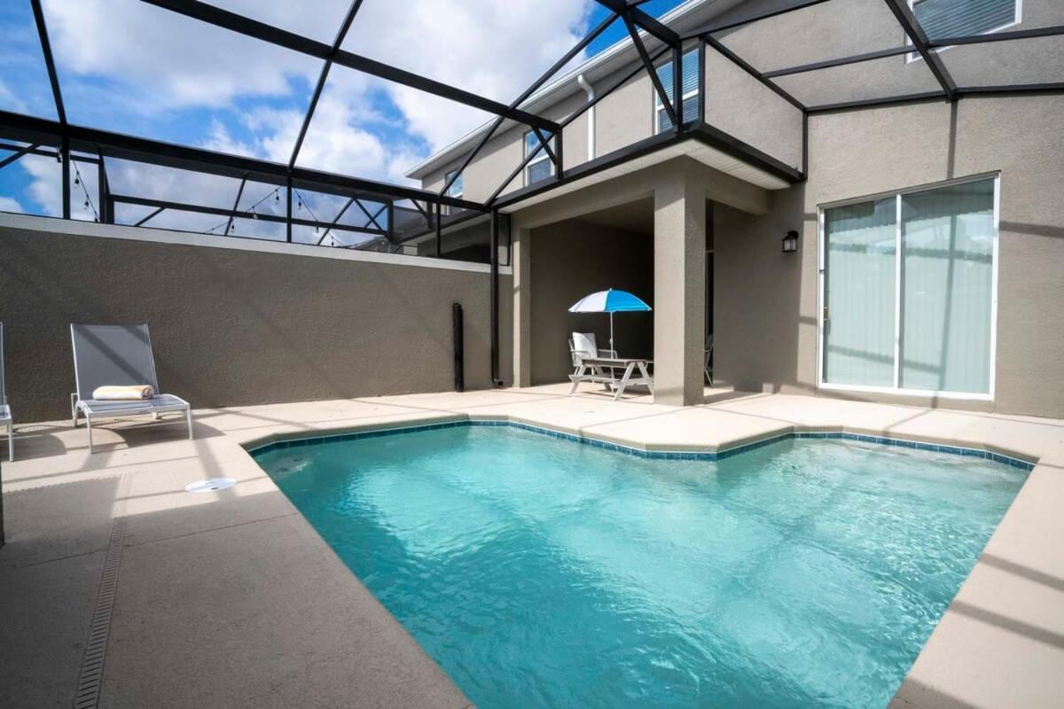 Gorgeous 4 Bedroom W Screened Pool Close To Disney 2653 キシミー エクステリア 写真
