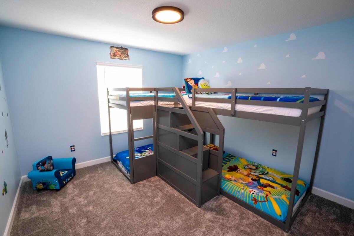 Gorgeous 4 Bedroom W Screened Pool Close To Disney 2653 キシミー エクステリア 写真