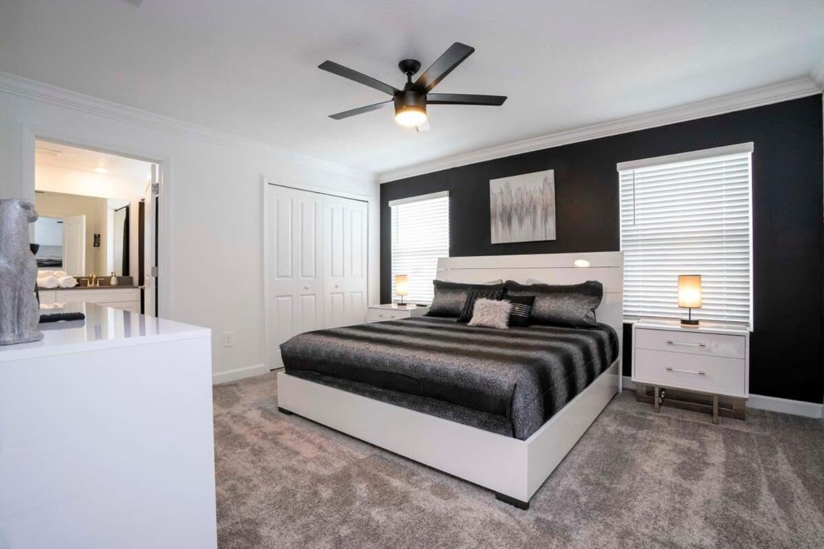 Gorgeous 4 Bedroom W Screened Pool Close To Disney 2653 キシミー エクステリア 写真